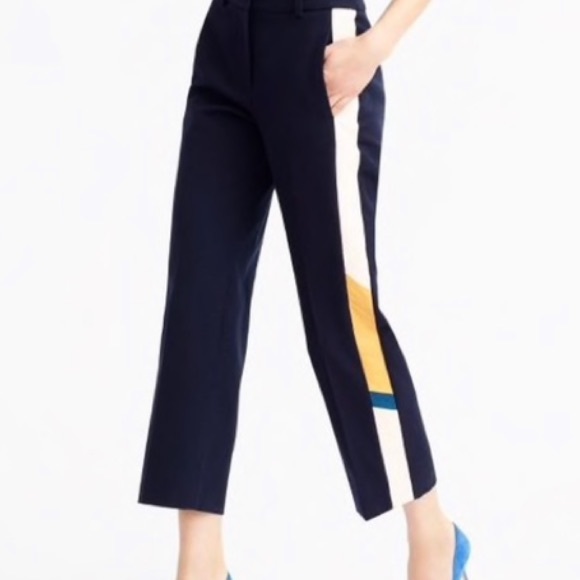 J Crew cropped snakeskin trimmed pants - Picture 12 of 12